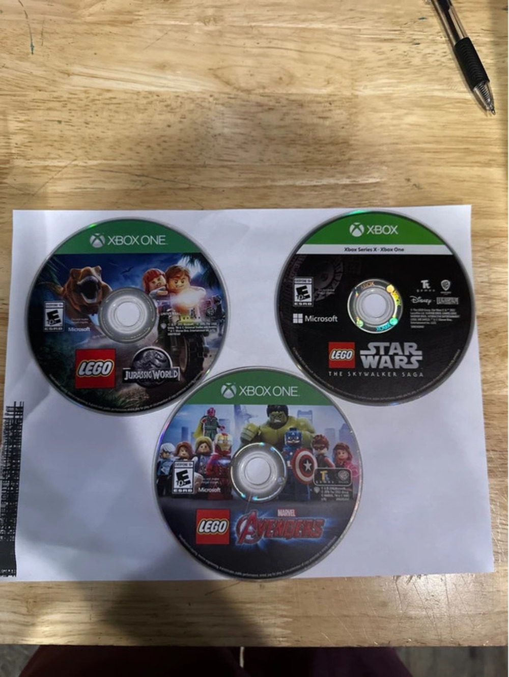 3 Xbox one Lego games